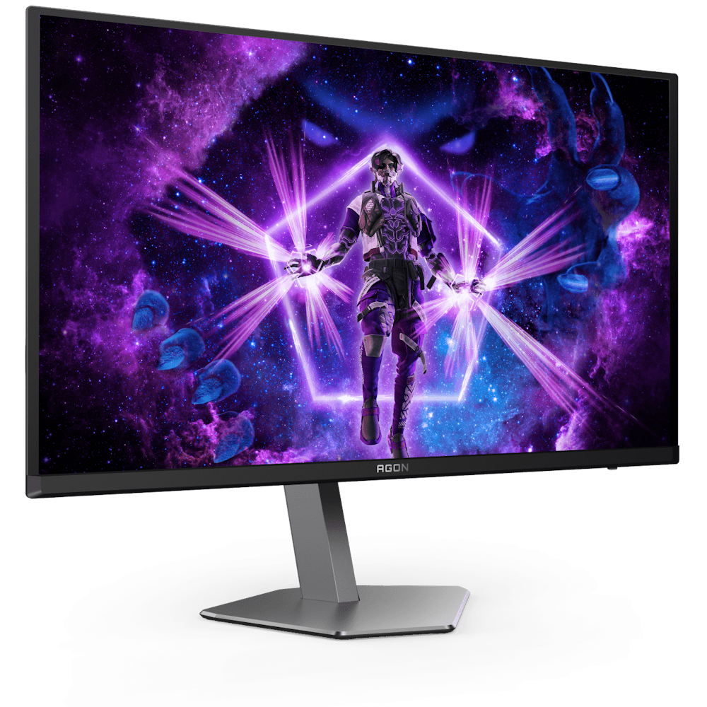 A large main feature product image of AOC Gaming AG276QSD - 27" 1440p 360Hz QD-OLED Monitor