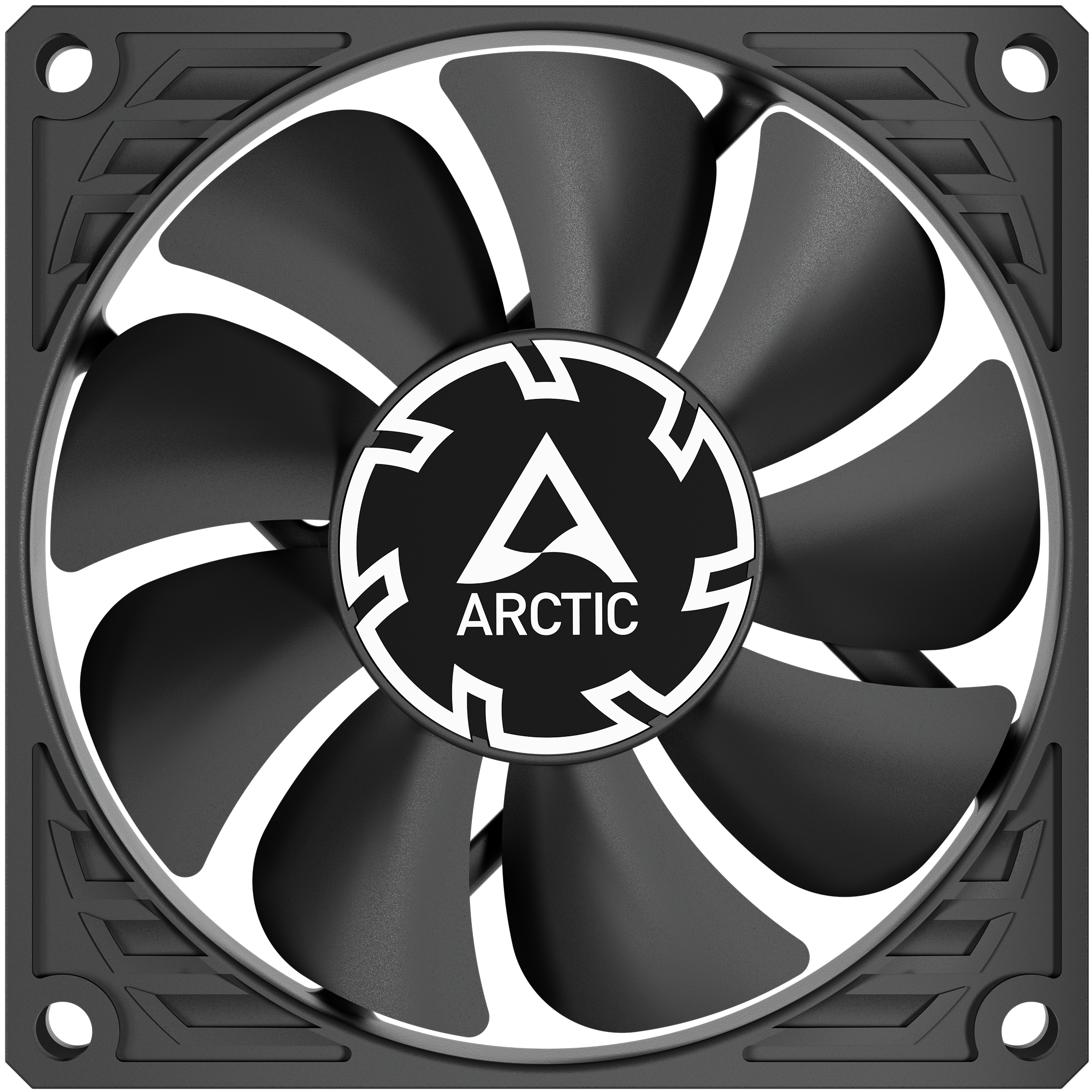 A large main feature product image of ARCTIC P8 Slim PWM PST 80mm Fan (Black)
