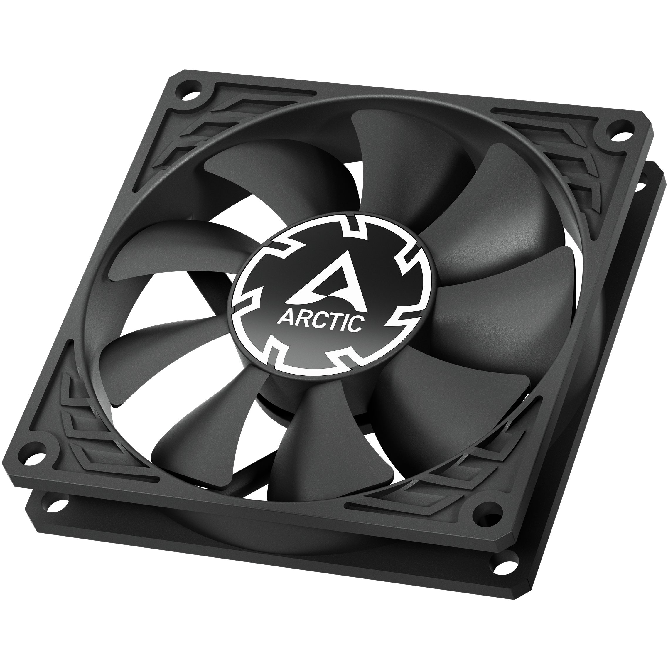 A large main feature product image of ARCTIC P8 Slim PWM PST 80mm Fan (Black)