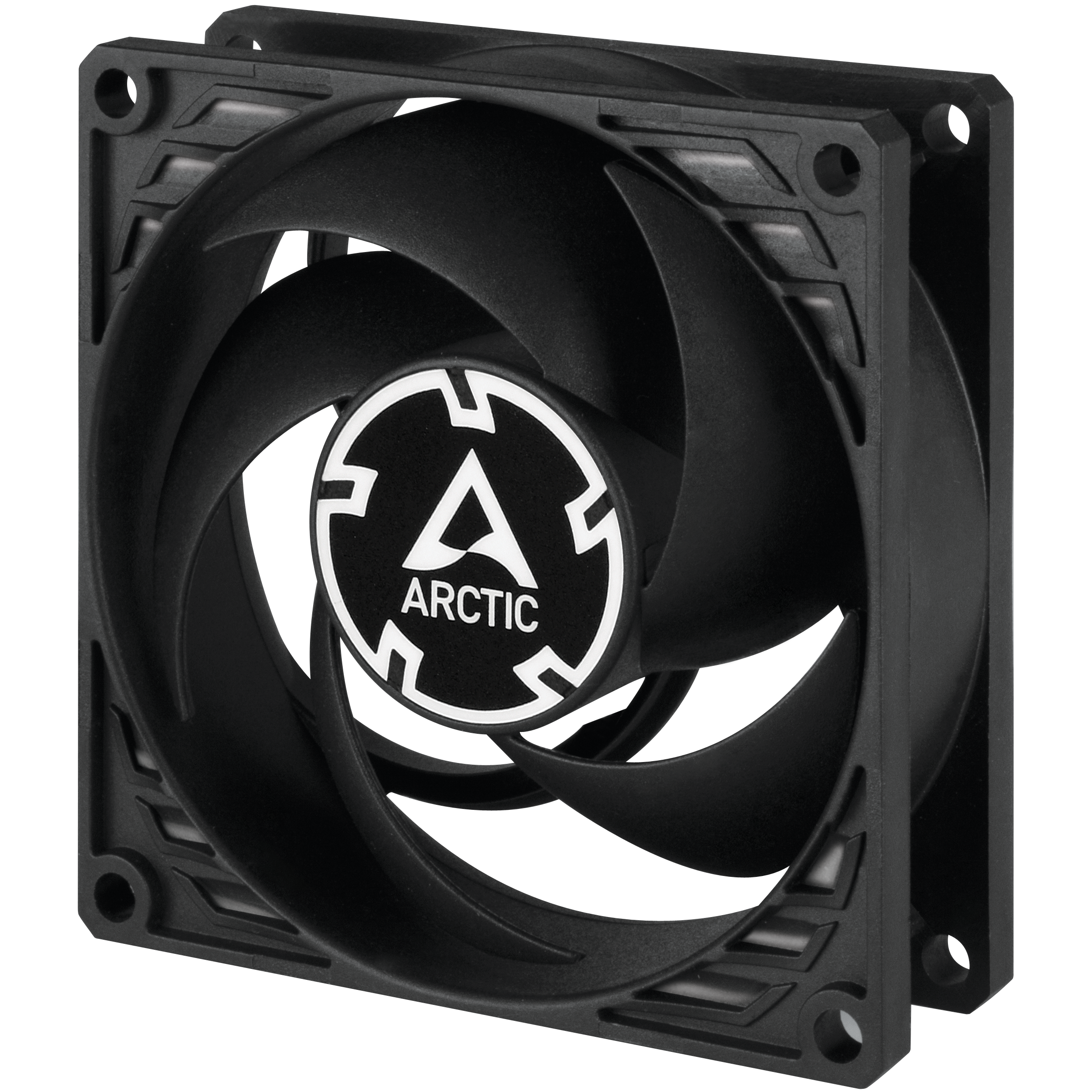 A large main feature product image of ARCTIC P8 PWM PST 80mm Fan (Black)