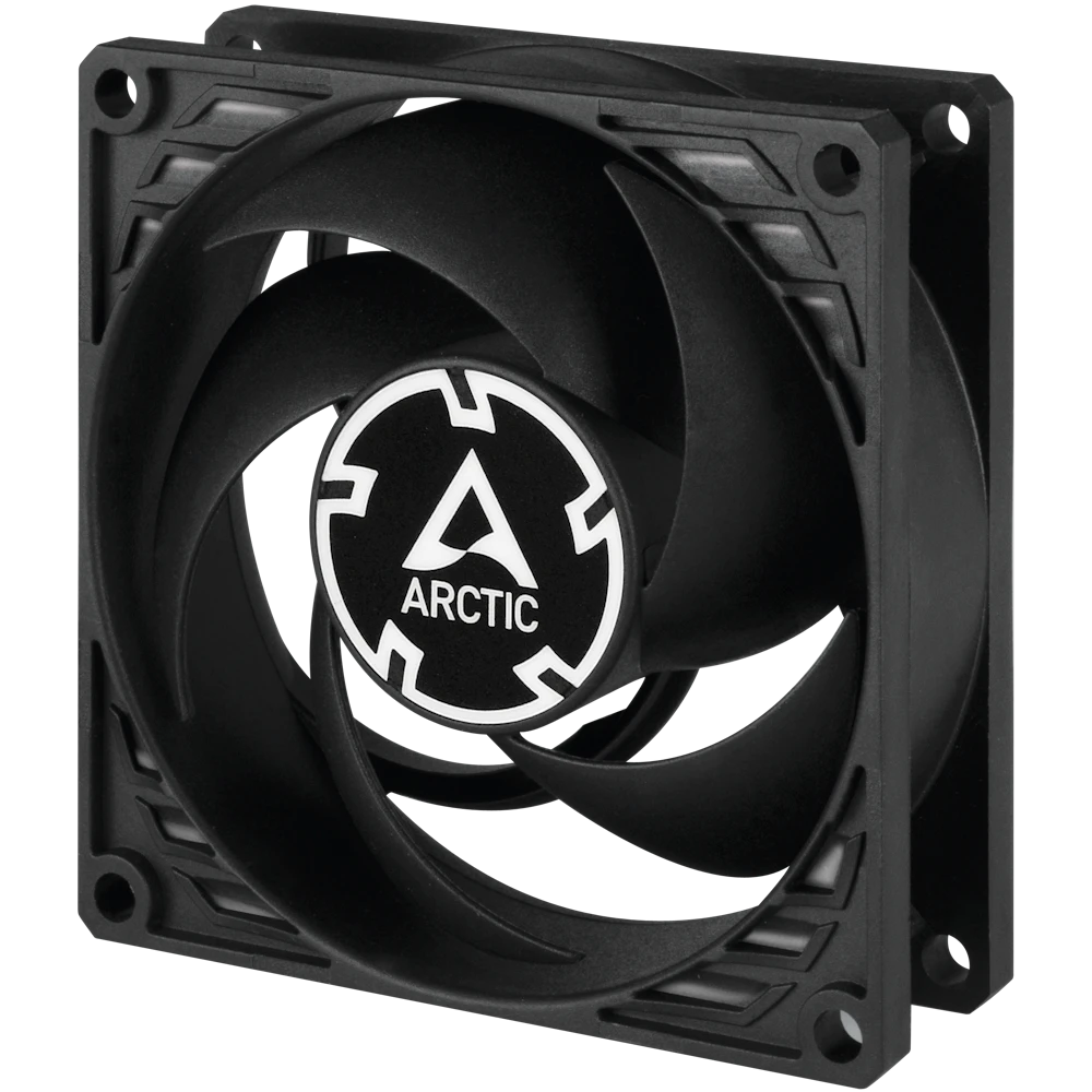 A large main feature product image of ARCTIC P8 PWM PST 80mm Fan 5-Pack (Black)
