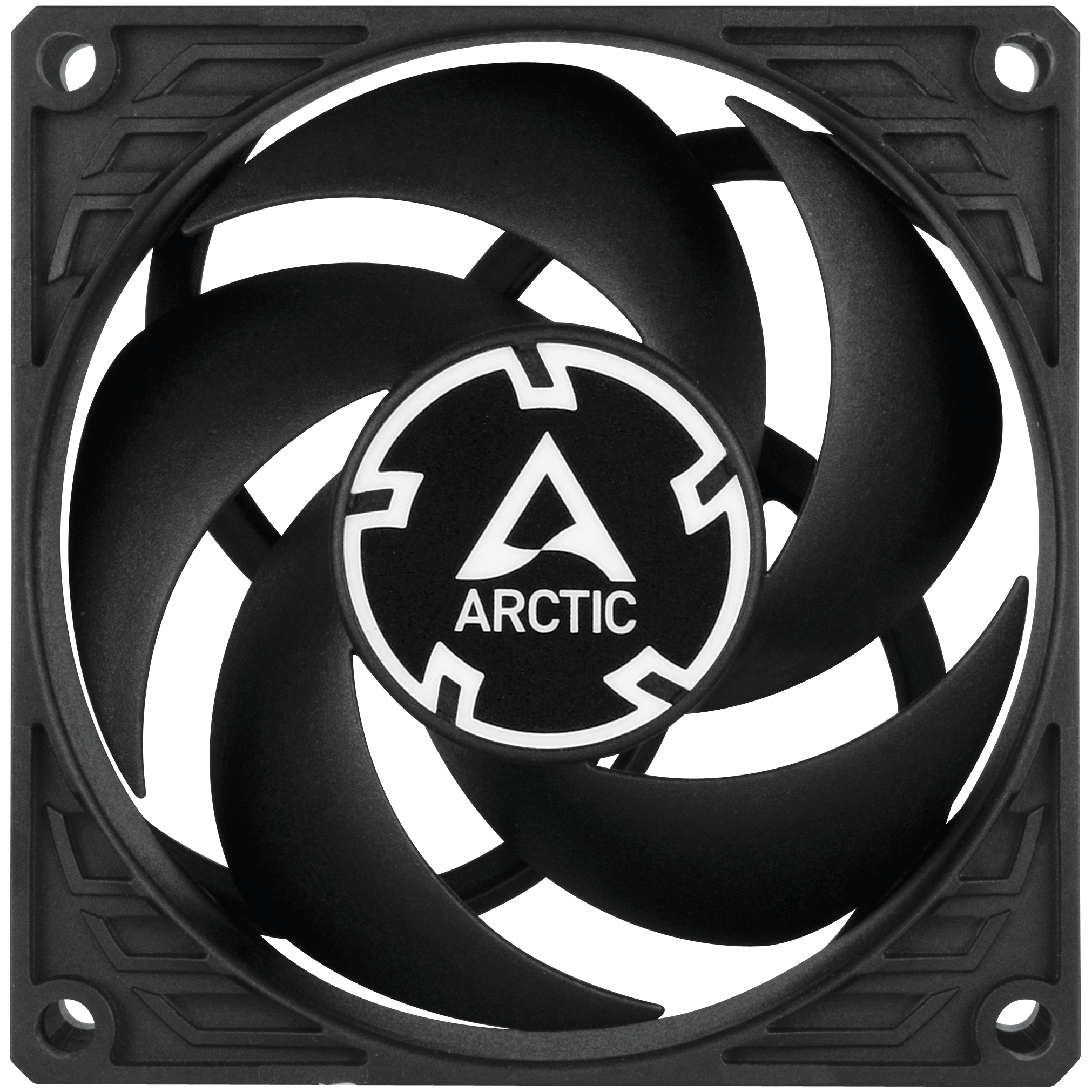 A large main feature product image of ARCTIC P8 PWM PST 80mm Fan 5-Pack (Black)