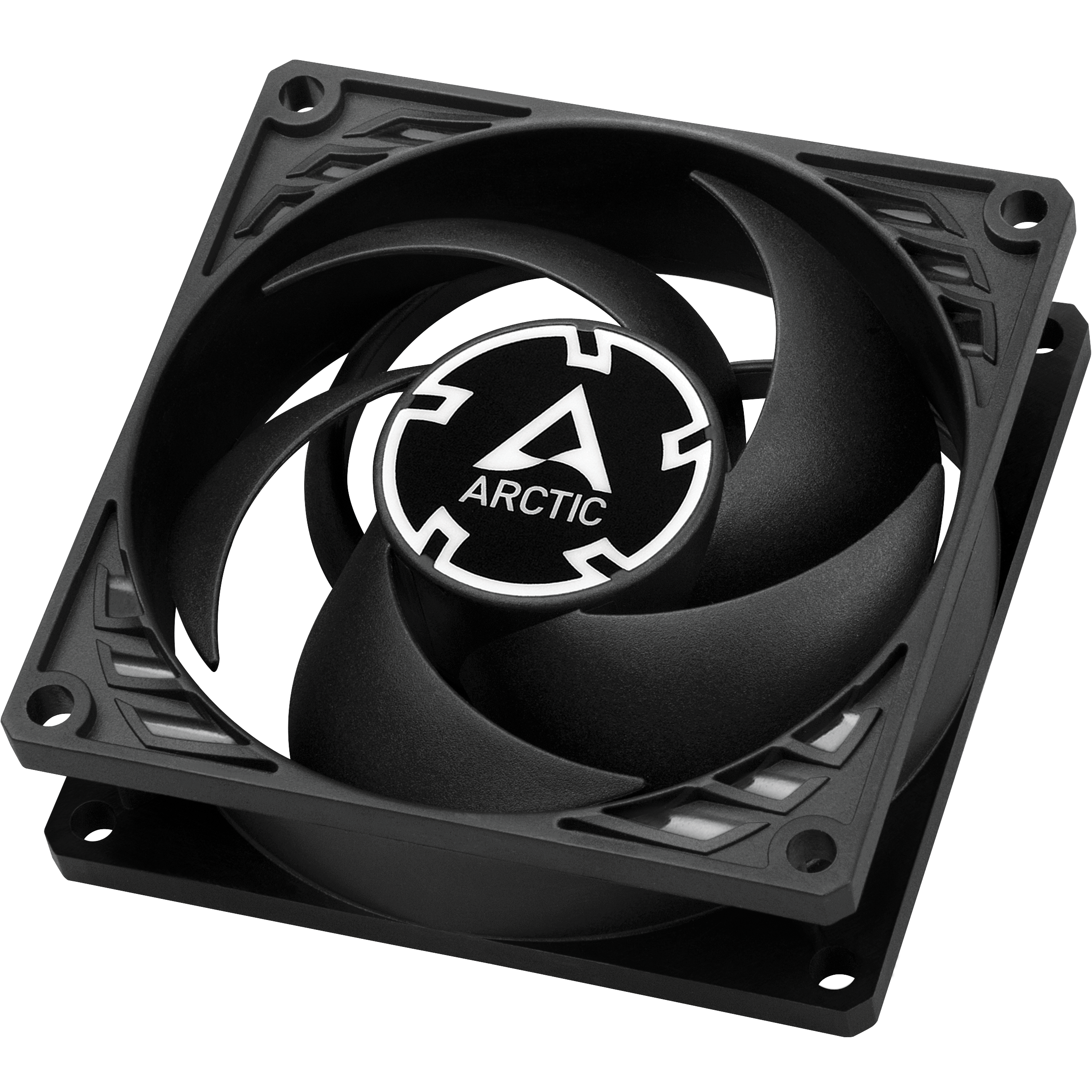 A large main feature product image of ARCTIC P8 PWM PST 80mm Fan 5-Pack (Black)
