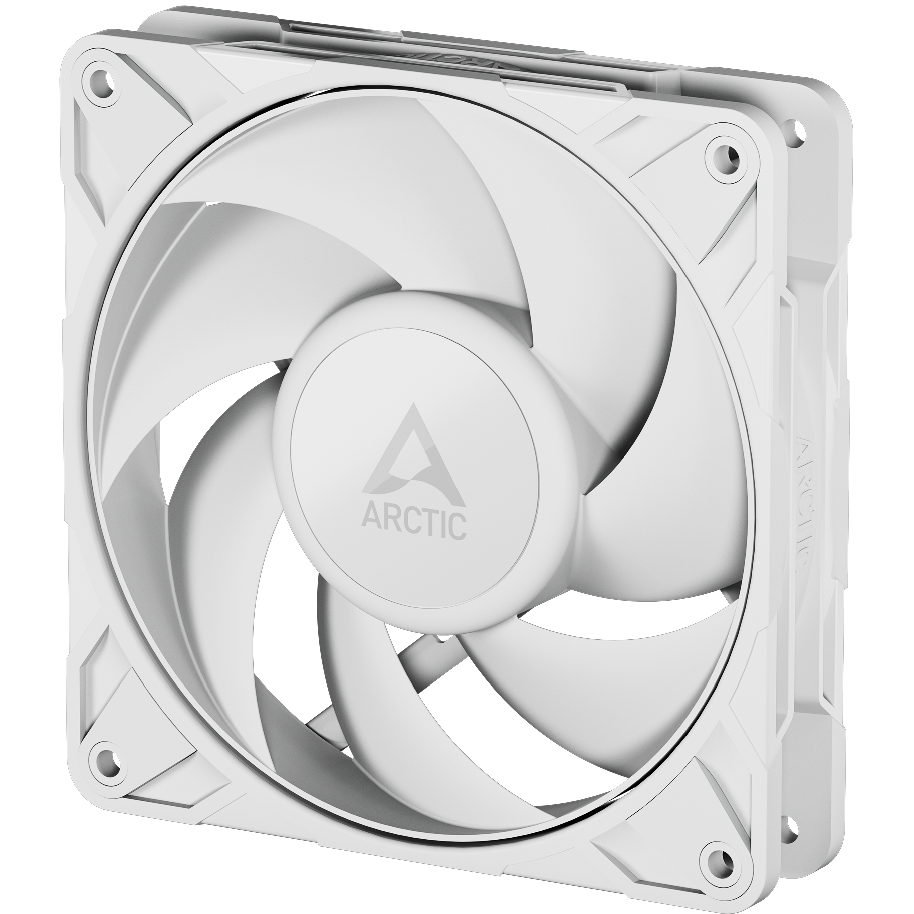 A large main feature product image of ARCTIC P12 Pro PST 120mm Performance PWM Fan (White)