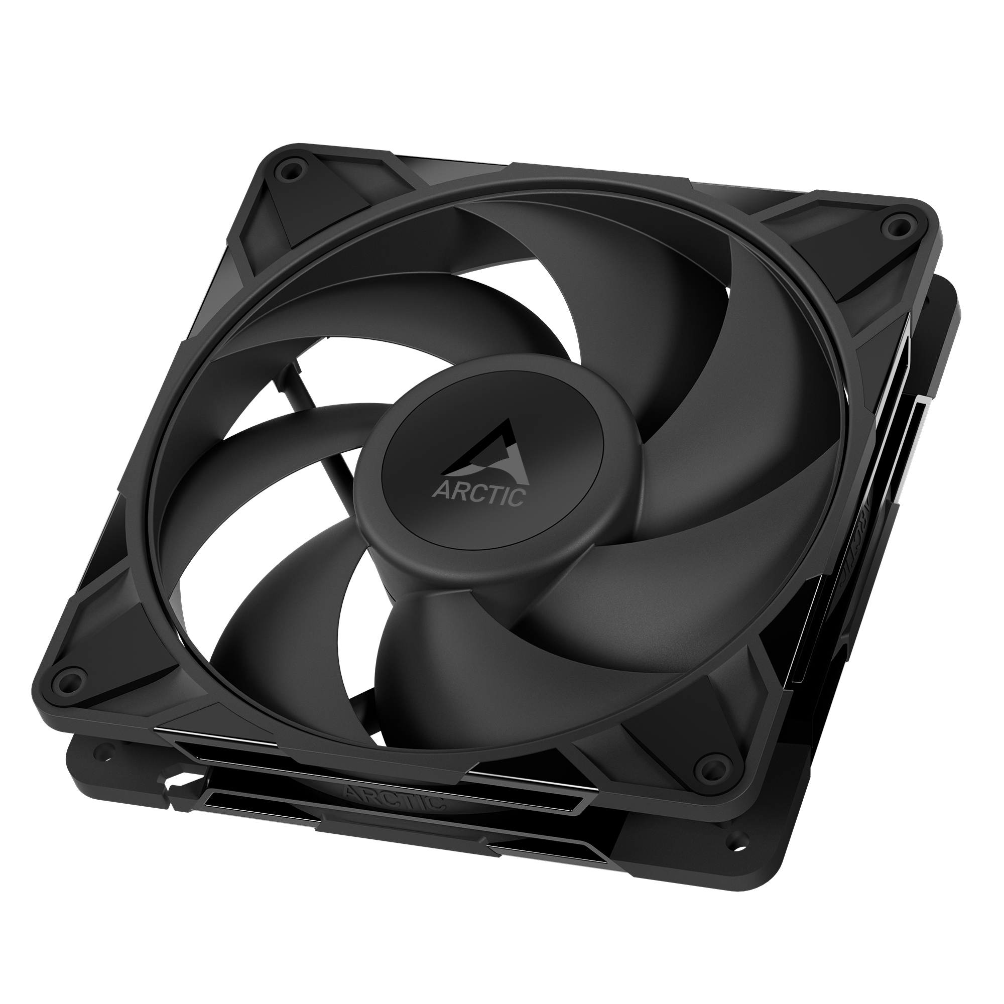 A large main feature product image of ARCTIC P14 Pro PST 140mm Performance PWM Fan (Black)