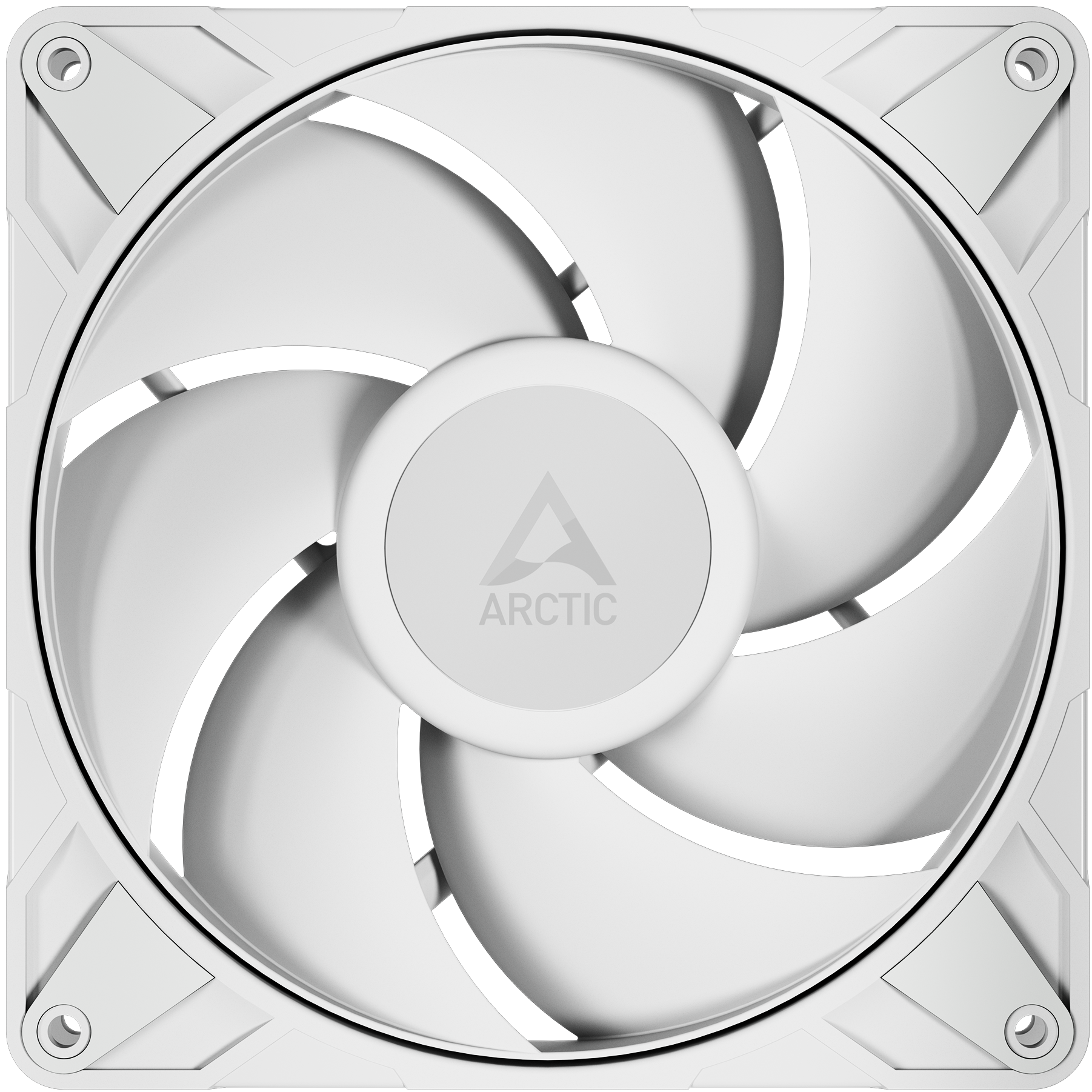 A large main feature product image of ARCTIC P14 Pro PST 140mm Performance PWM Fan (White)