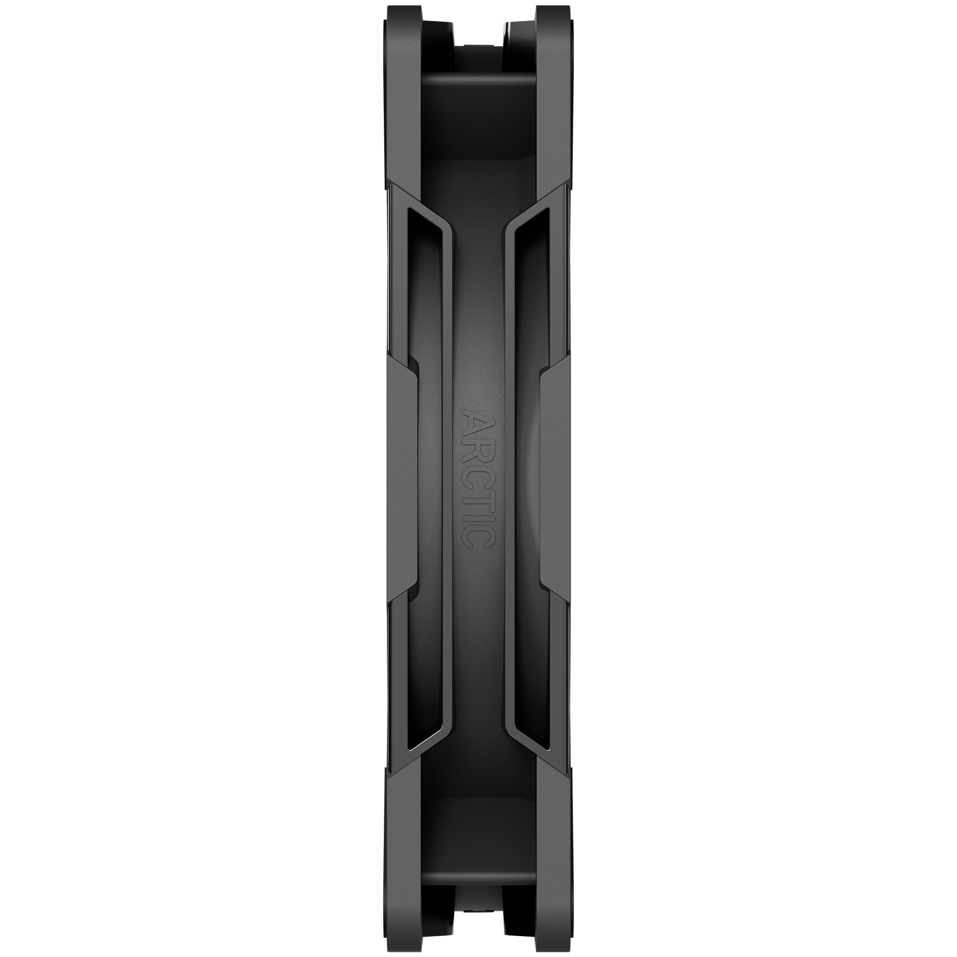 A large main feature product image of ARCTIC P14 Pro PST 140mm Performance PWM Fan 5-Pack (Black)