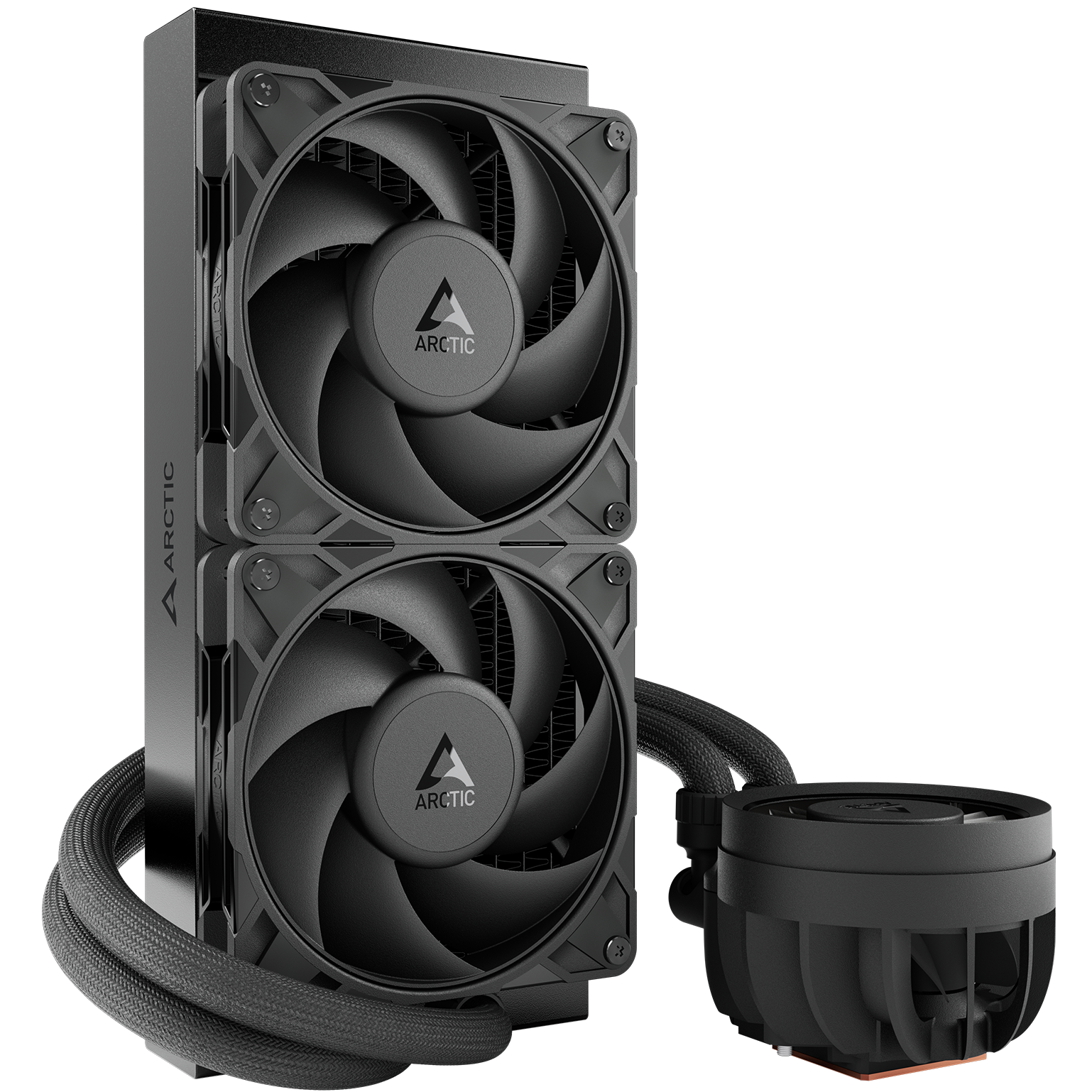 A large main feature product image of ARCTIC Liquid Freezer III Pro 240mm AIO Liquid CPU Cooler (Black)