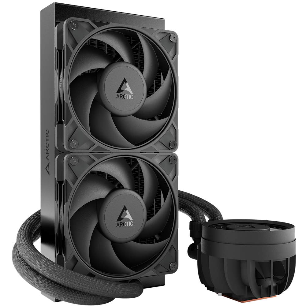 A large main feature product image of ARCTIC Liquid Freezer III Pro 240mm AIO Liquid CPU Cooler (Black)