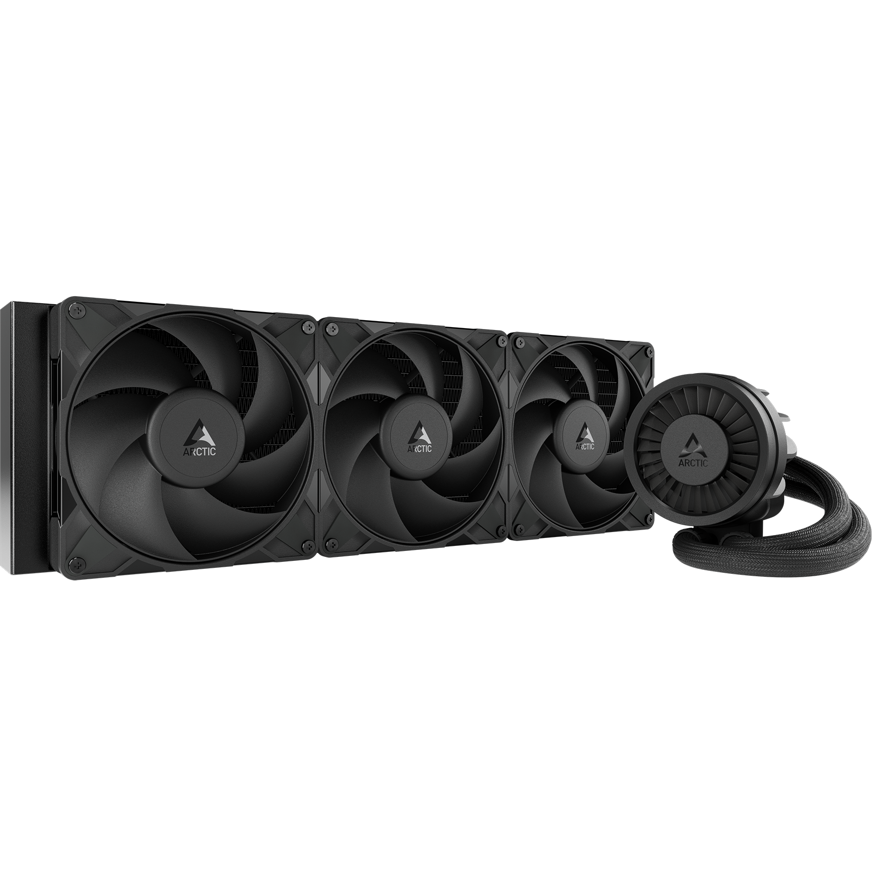 A large main feature product image of ARCTIC Liquid Freezer III Pro 420mm AIO Liquid CPU Cooler (Black)