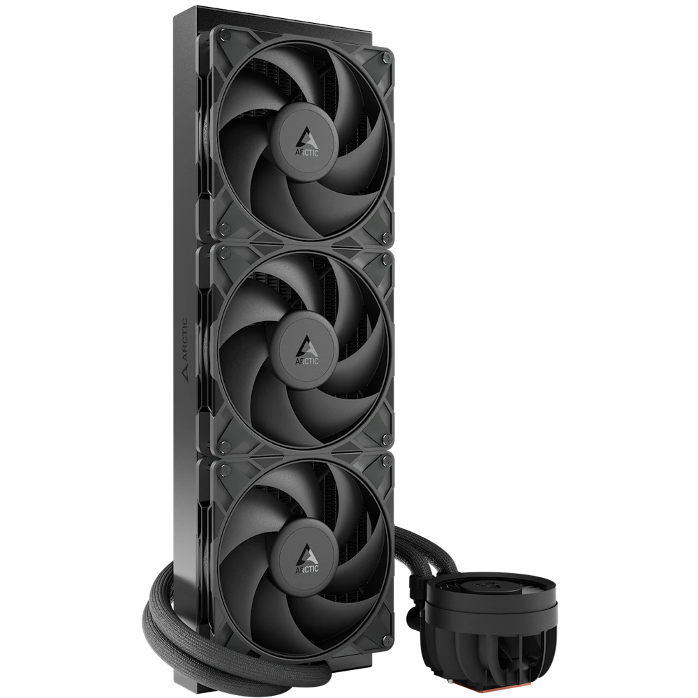 A large main feature product image of ARCTIC Liquid Freezer III Pro 420mm AIO Liquid CPU Cooler (Black)