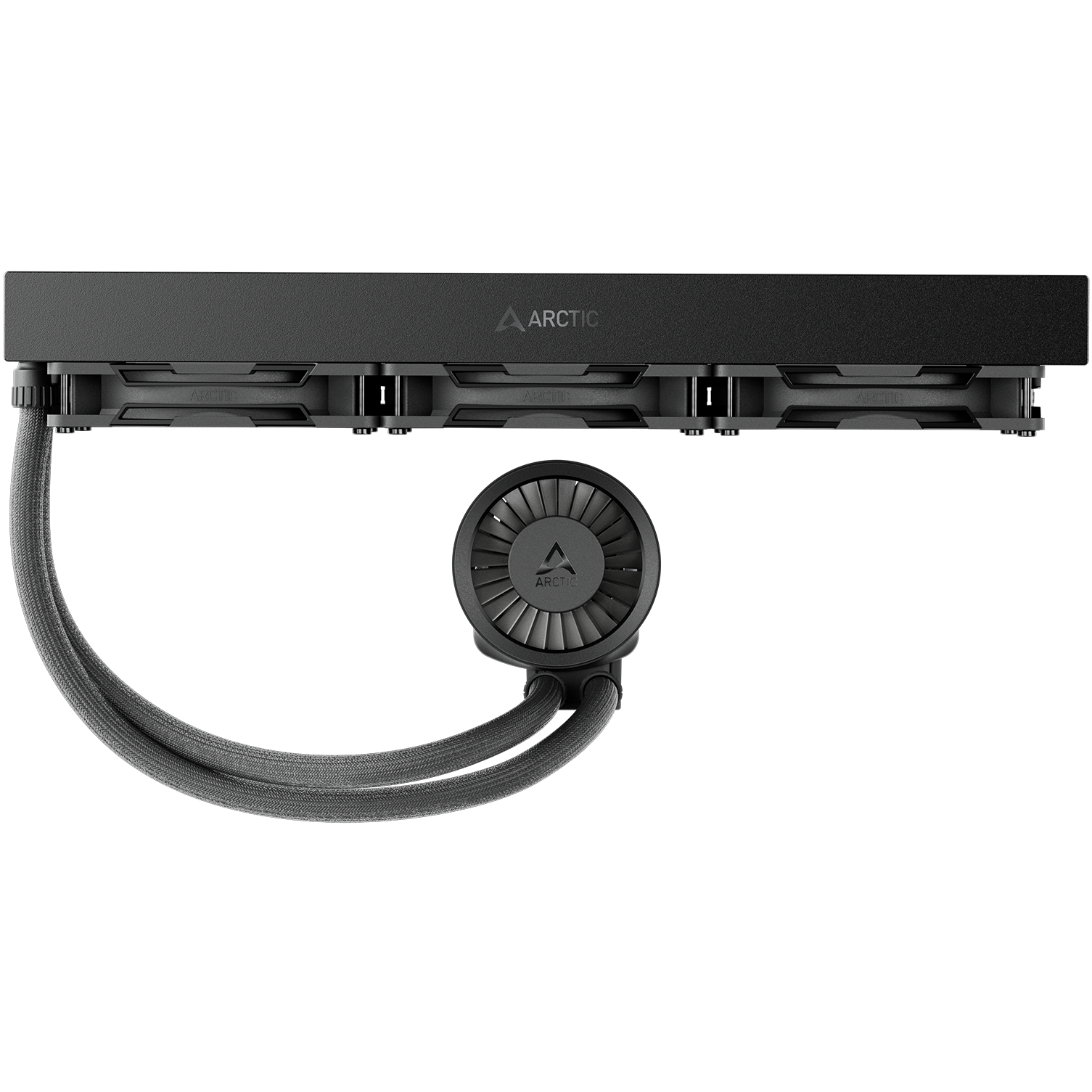 A large main feature product image of ARCTIC Liquid Freezer III Pro 420mm AIO Liquid CPU Cooler (Black)