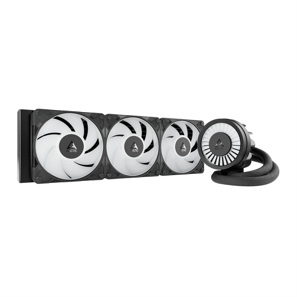A large main feature product image of ARCTIC Liquid Freezer III Pro 360mm ARGB AIO Liquid CPU Cooler (Black)