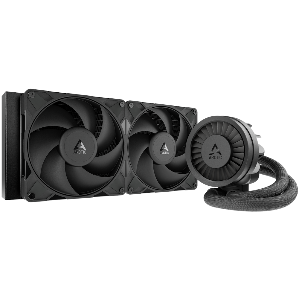 A large main feature product image of ARCTIC Liquid Freezer III Pro 280mm AIO Liquid CPU Cooler (Black)