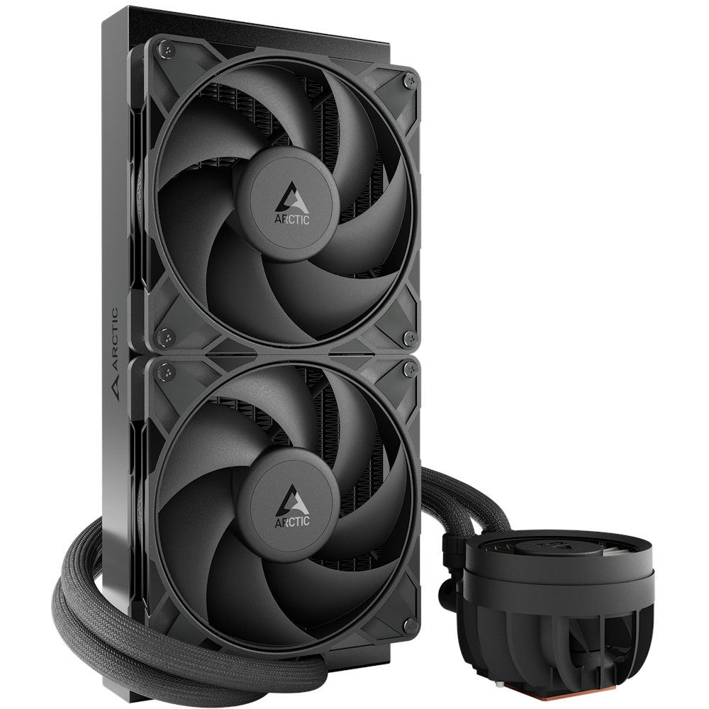 A large main feature product image of ARCTIC Liquid Freezer III Pro 280mm AIO Liquid CPU Cooler (Black)