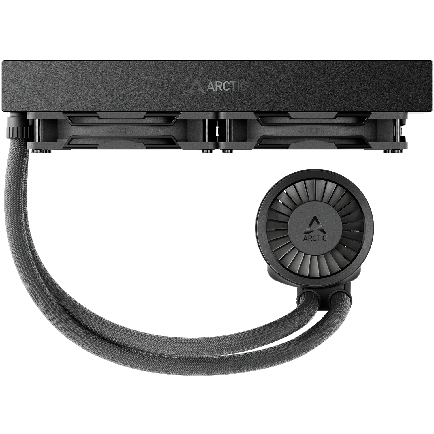 A large main feature product image of ARCTIC Liquid Freezer III Pro 280mm AIO Liquid CPU Cooler (Black)
