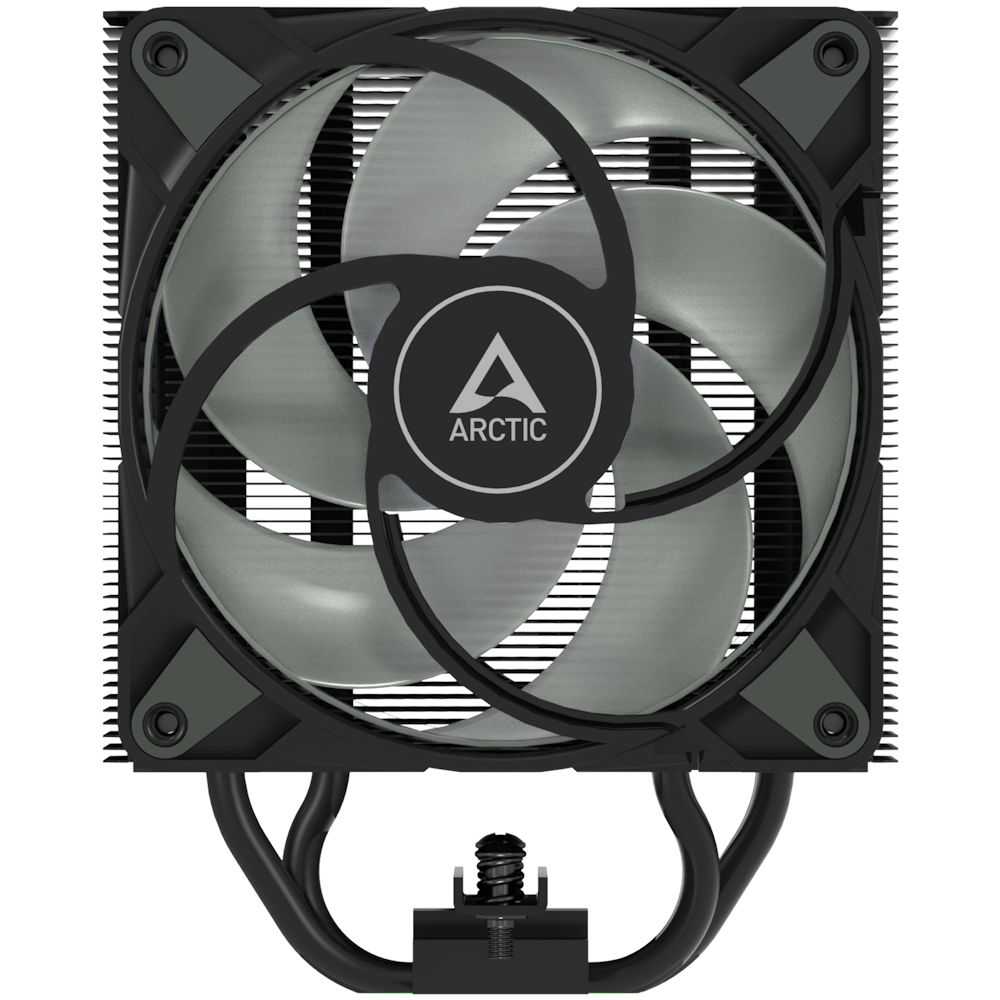 A large main feature product image of ARCTIC Freezer 36 ARGB Dual-Tower CPU Cooler (Black)
