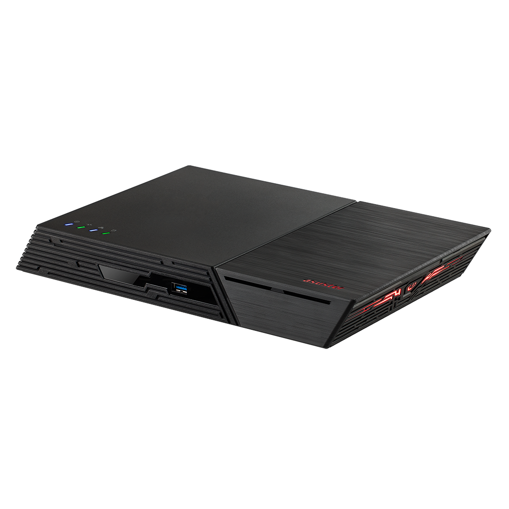 A large main feature product image of Asustor Flashstor 6 FS6706T 6-Bay NAS - 2.0GHz, 4GB RAM, Dual 2.5GbE