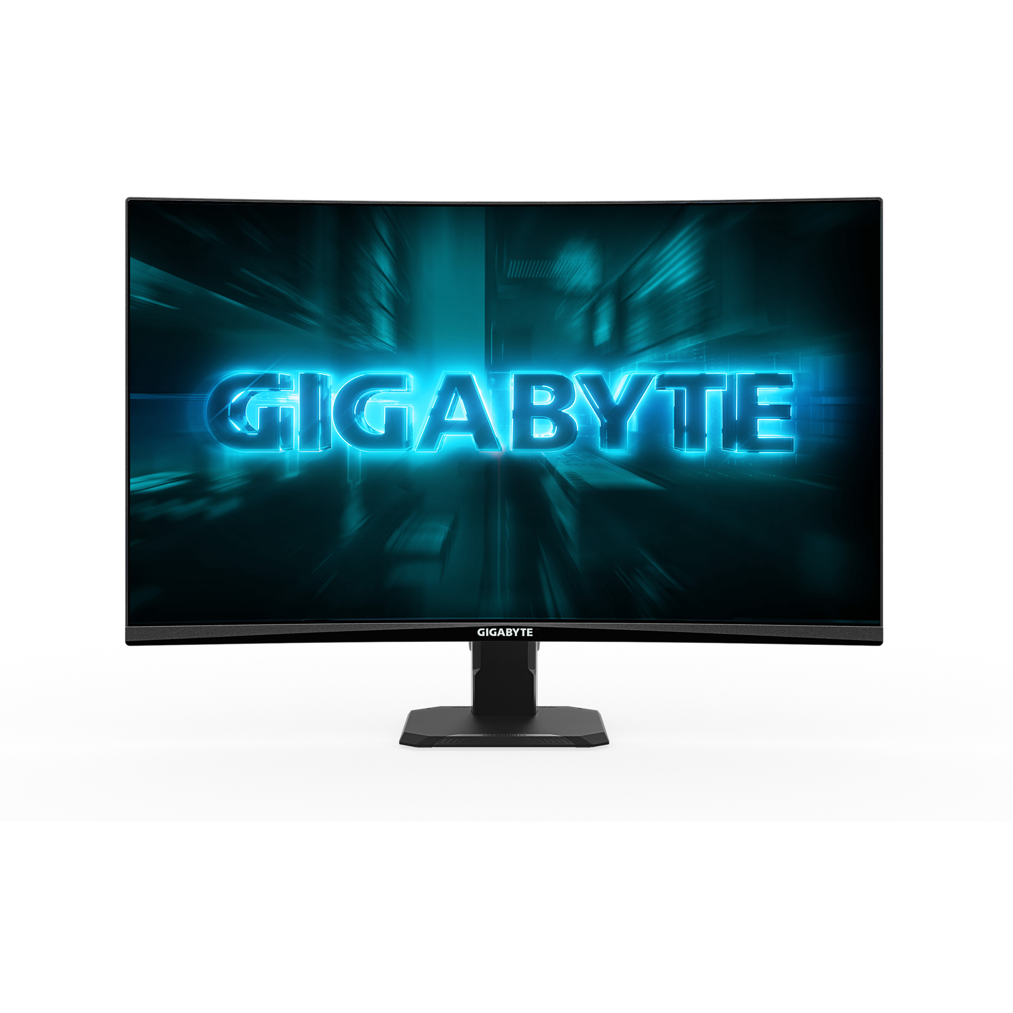 A large main feature product image of Gigabyte GS27FC2 - 27" Curved 1080p 240Hz VA Gaming Monitor