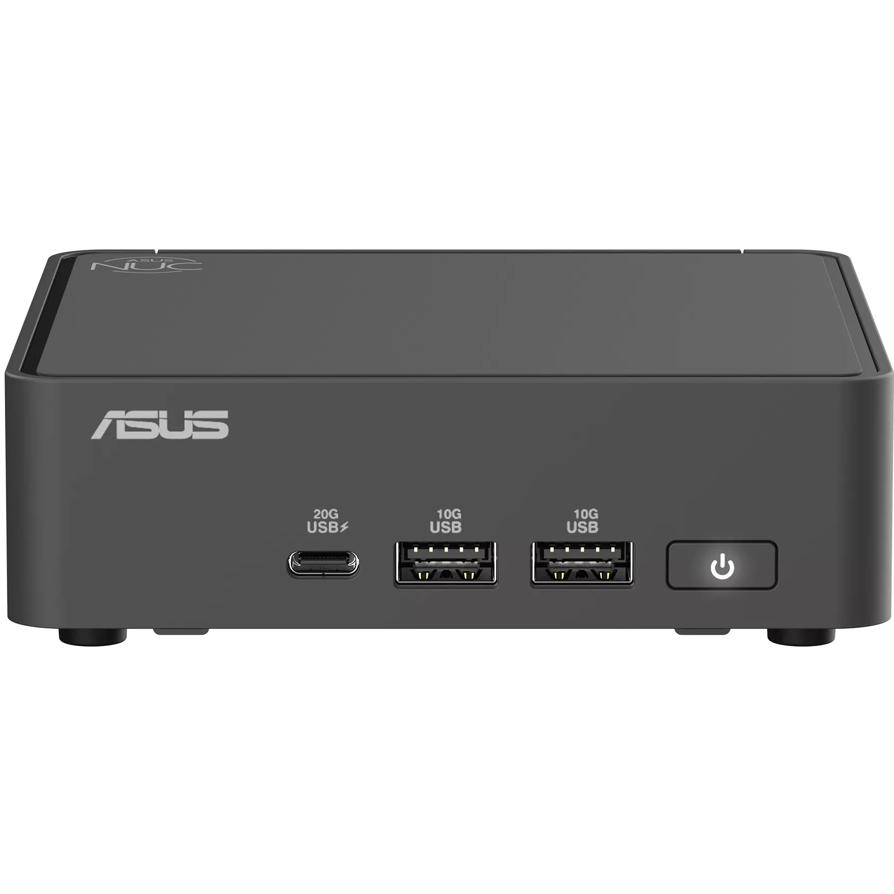 A large main feature product image of ASUS NUC 15 Pro Core 7 240H Slim Barebones Mini PC