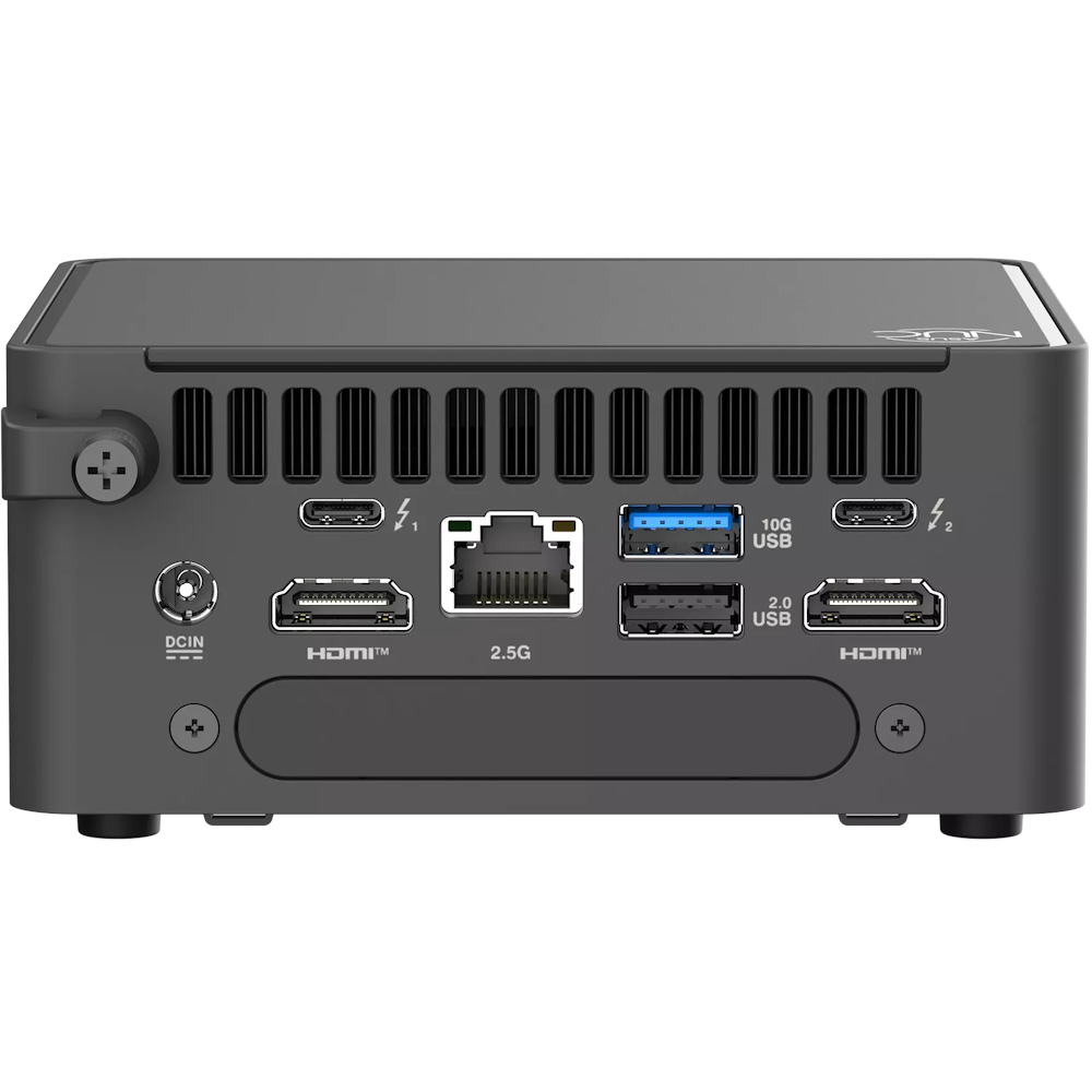 A large main feature product image of ASUS NUC 15 Pro Core 7 240H Tall Barebones Mini PC