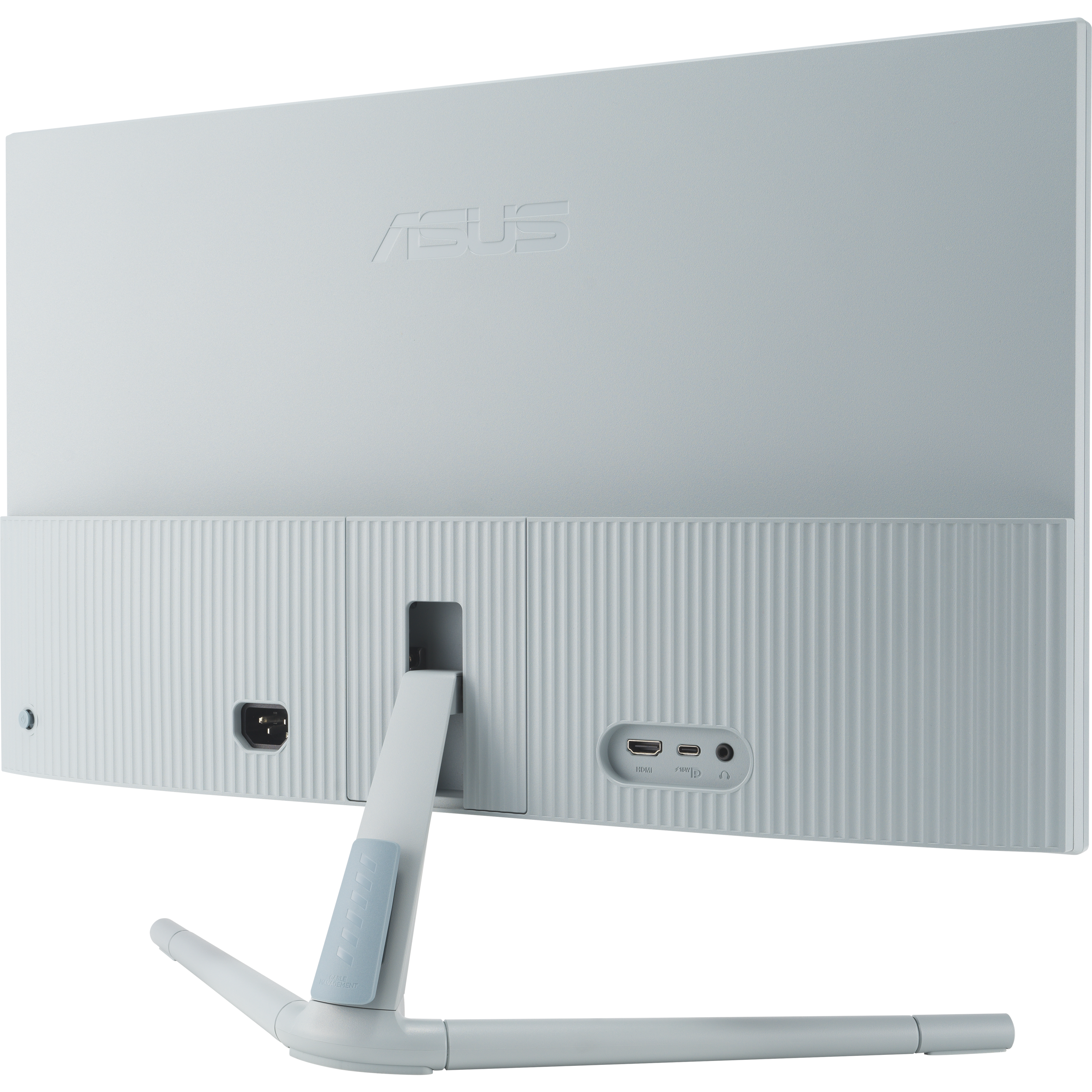 A large main feature product image of ASUS Eye Care VU279CFE-G - 27" 1080p 100Hz IPS Monitor - Green