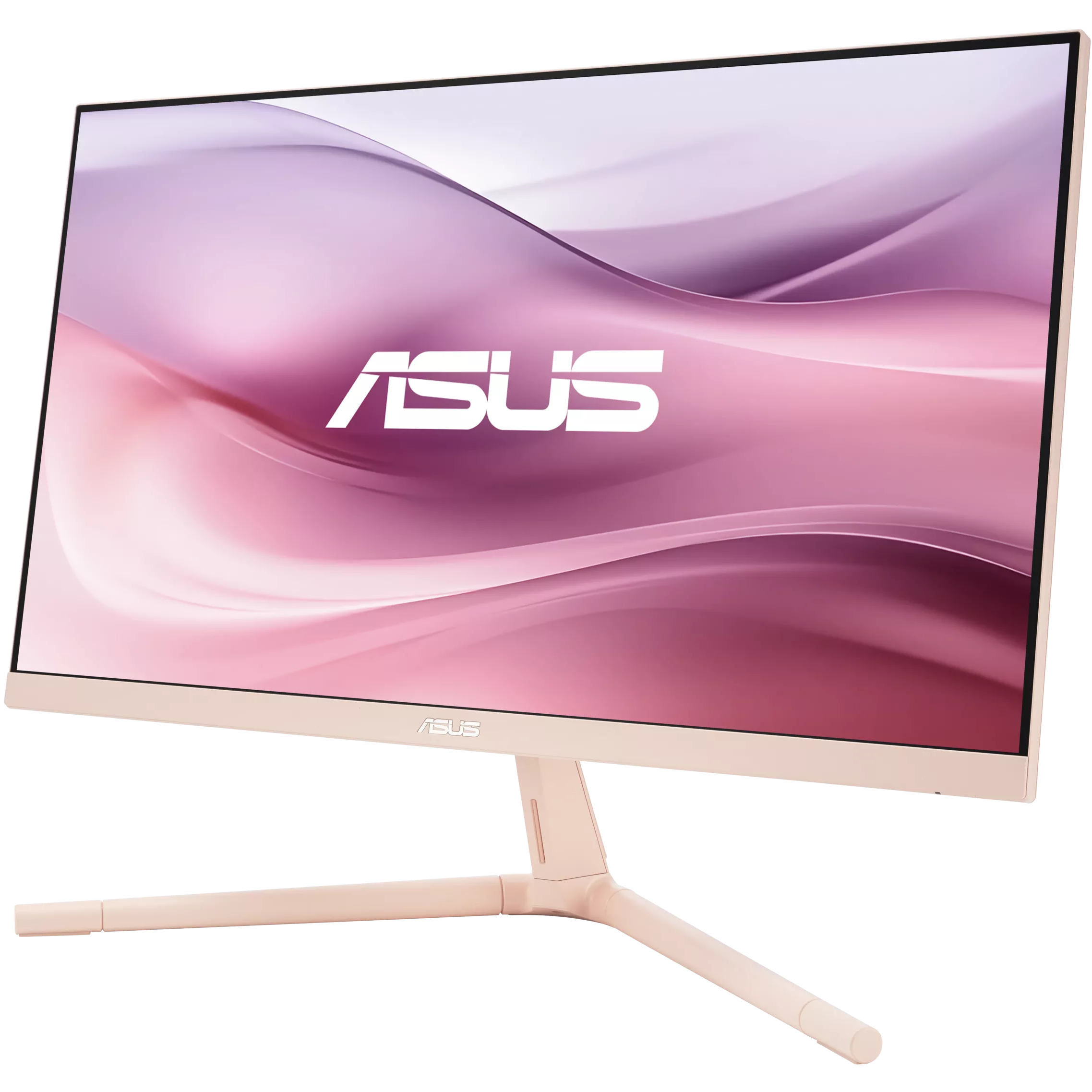 A large main feature product image of ASUS Eye Care VU279CFE-P - 27" 1080p 100Hz IPS Monitor - Pink