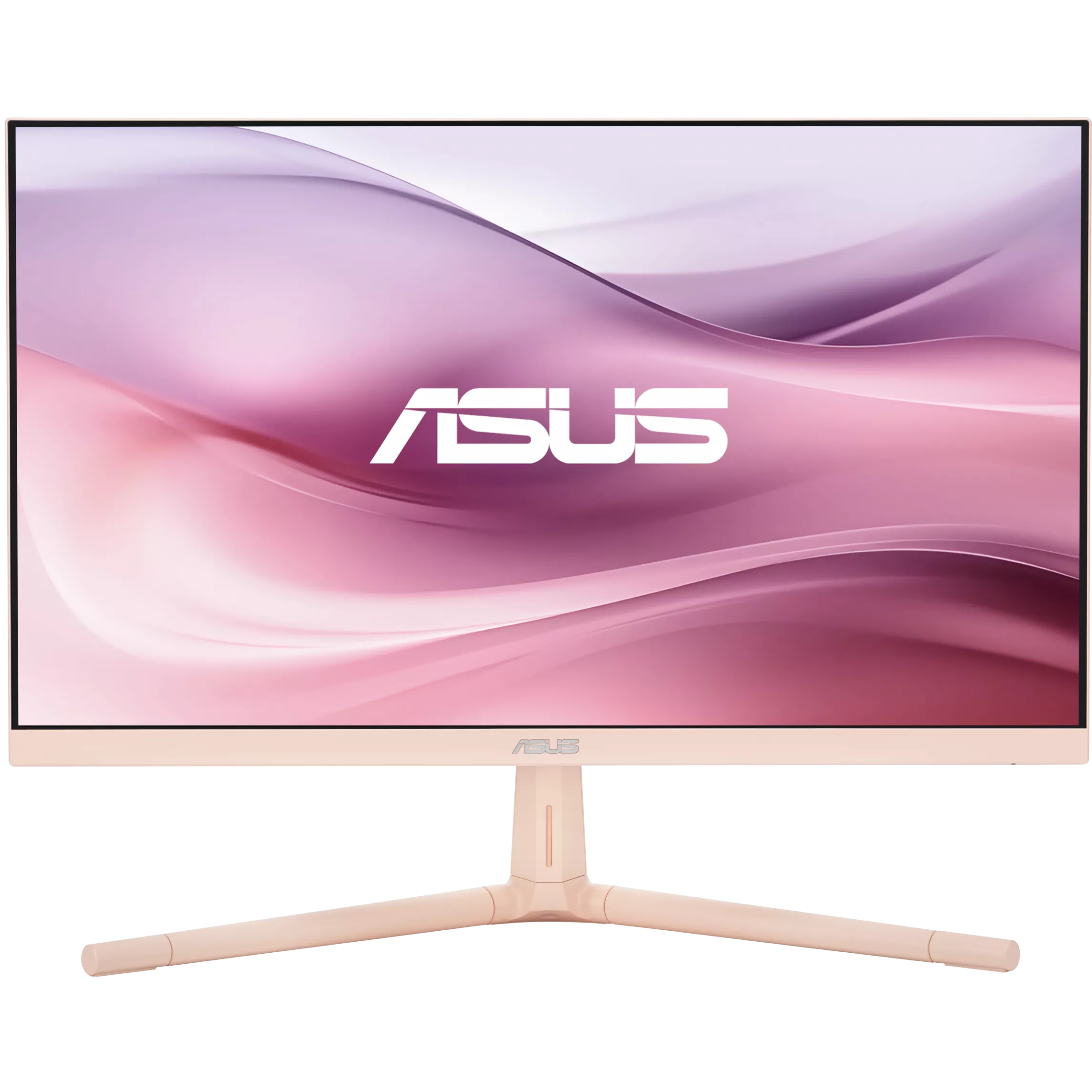 A large main feature product image of ASUS Eye Care VU279CFE-P - 27" 1080p 100Hz IPS Monitor - Pink