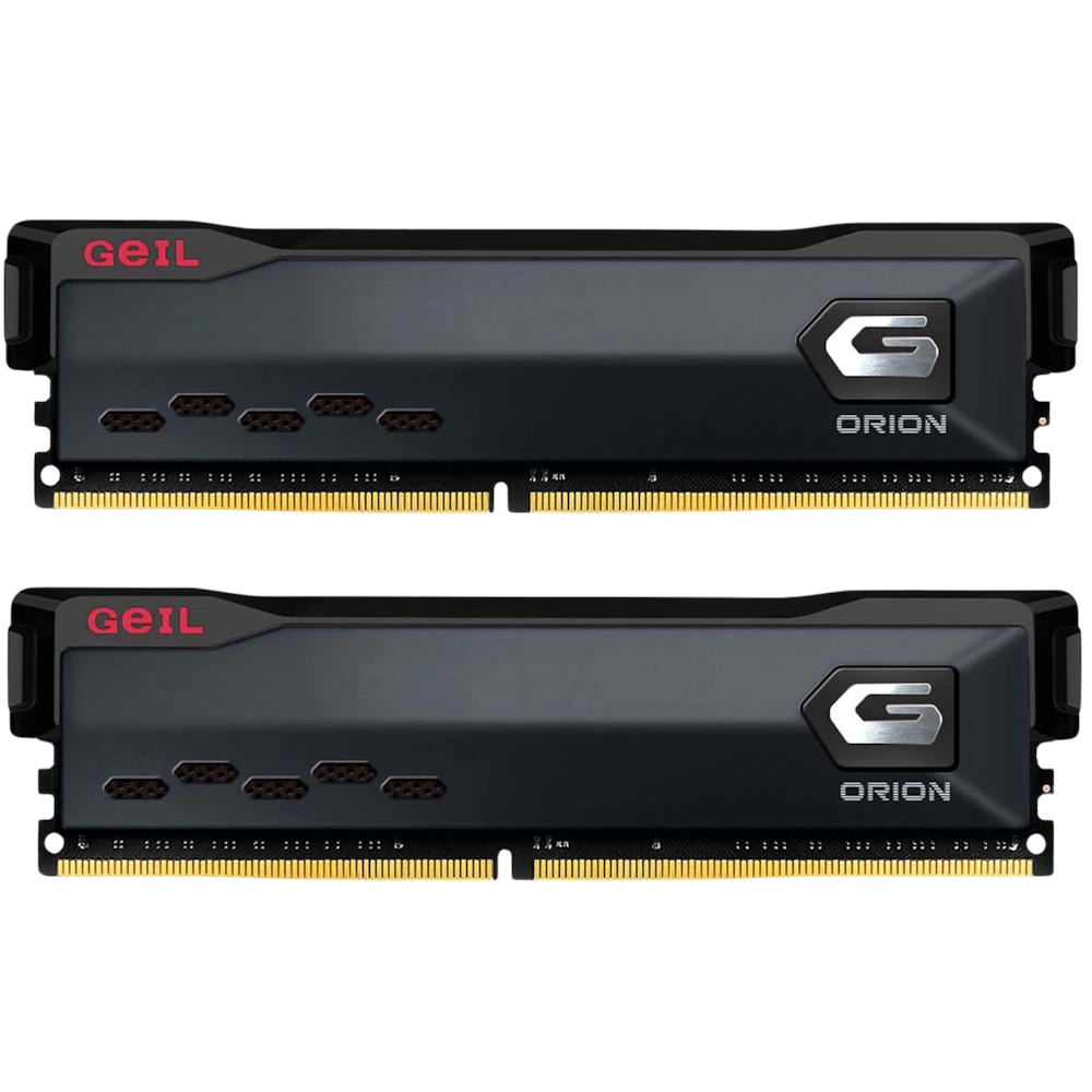 A large main feature product image of GeIL Orion 32GB Kit (2x16GB) DDR4-3200 C22