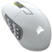 A product image of Corsair SCIMITAR ELITE WIRELESS SE MMO Gaming Mouse (White)