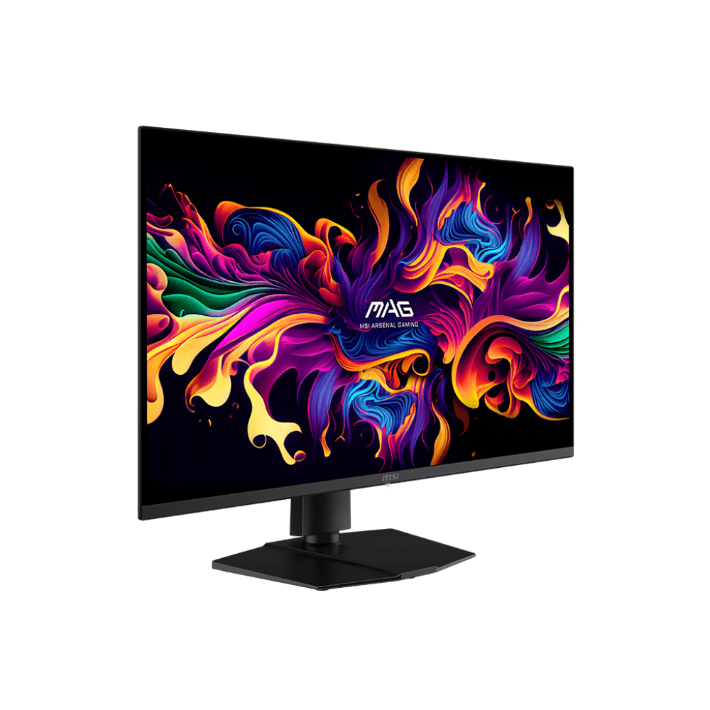 A large main feature product image of MSI MAG 322UP QD-OLED E16 - 32" 4K 2160p 165Hz 0.03ms QD-OLED Gaming Monitor