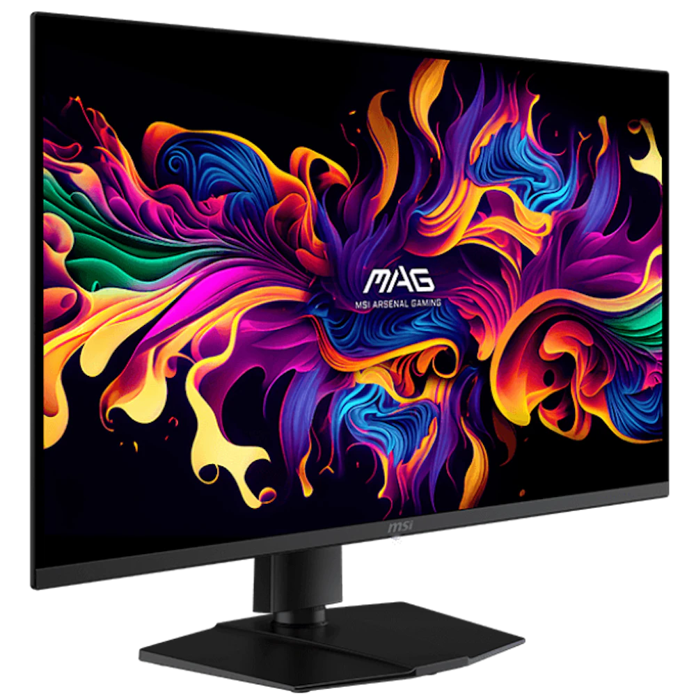 A large main feature product image of MSI MAG 322UP QD-OLED E16 - 32" 4K 2160p 165Hz 0.03ms Gaming Monitor