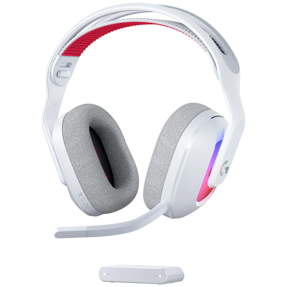 A large main feature product image of Logitech G Astro A20X Wireless Gaming Headset (White)