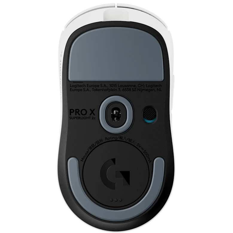 A large main feature product image of Logitech G PRO X SUPERLIGHT 2c - 51g Lightweight Wireless Gaming Mouse (White)