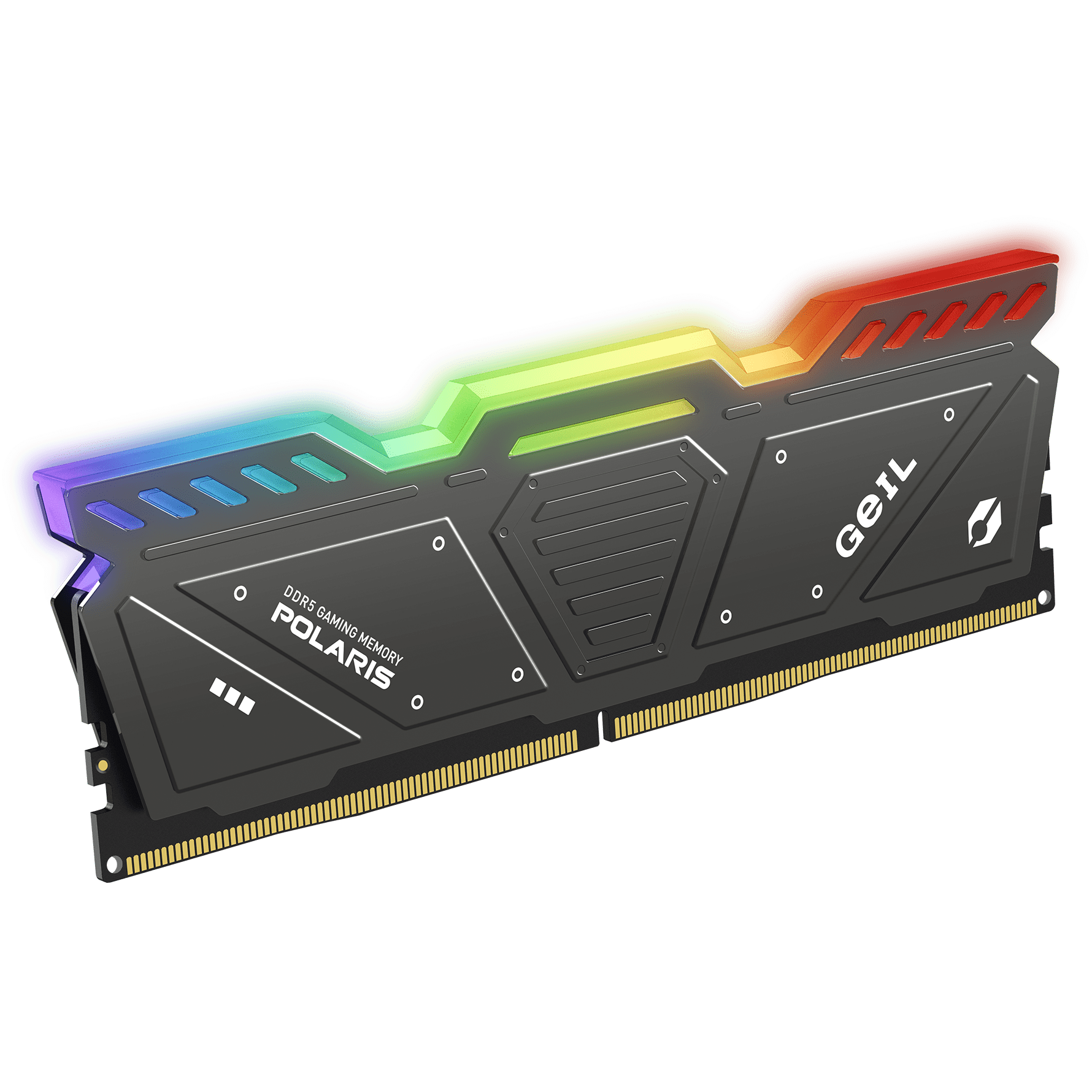 A large main feature product image of GeIL Polaris RGB 32GB Kit (2x16GB) EXPO DDR5-6000 C36 (Grey)