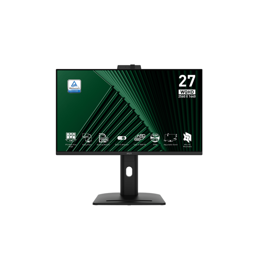 A large main feature product image of EX-DEMO MSI PRO MP275QPDG - 27" 1440p 100Hz IPS Monitor