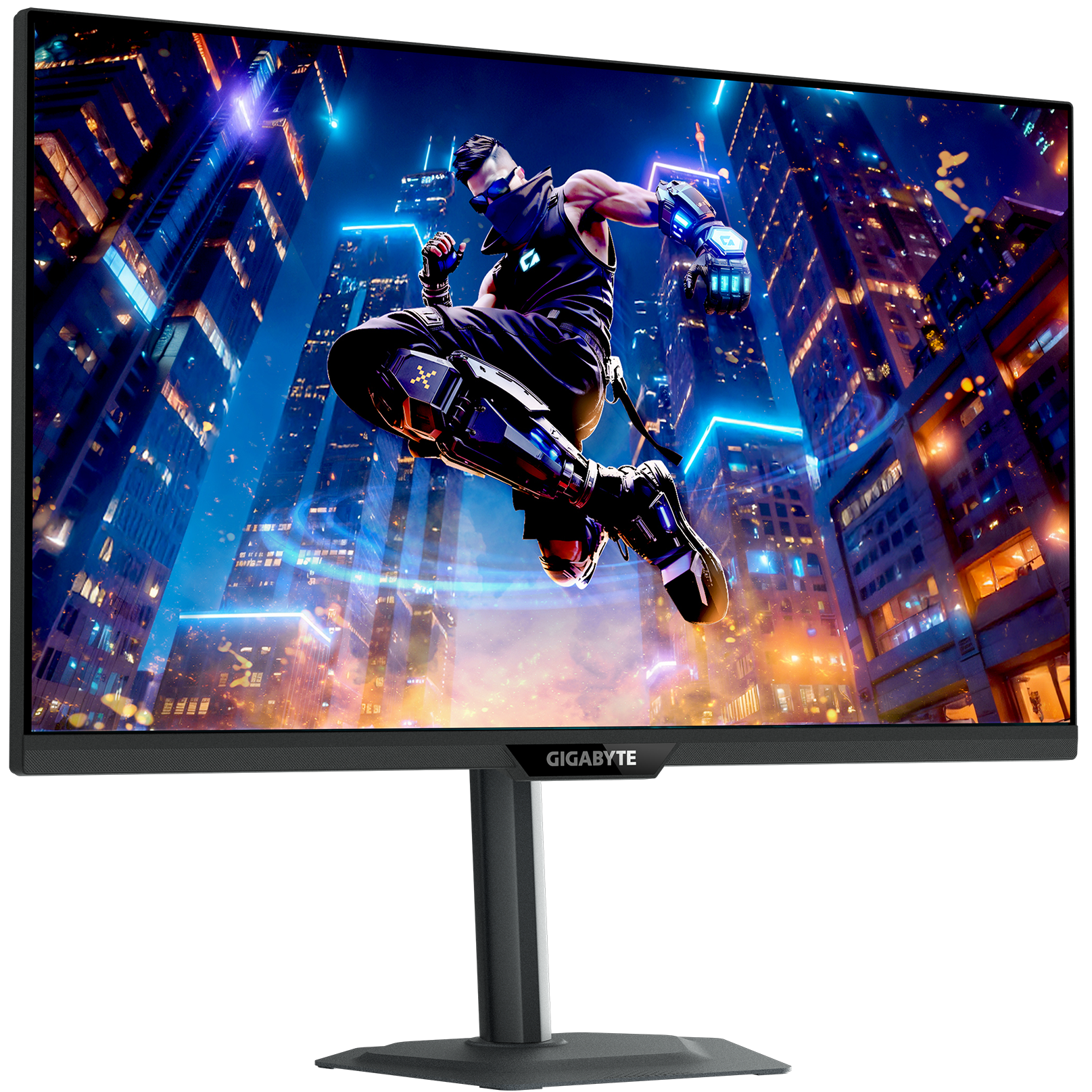 A large main feature product image of Gigabyte M27Q2 QD 27" 1440p 210Hz 1ms Quantum Dot Super Speed IPS Gaming Monitor