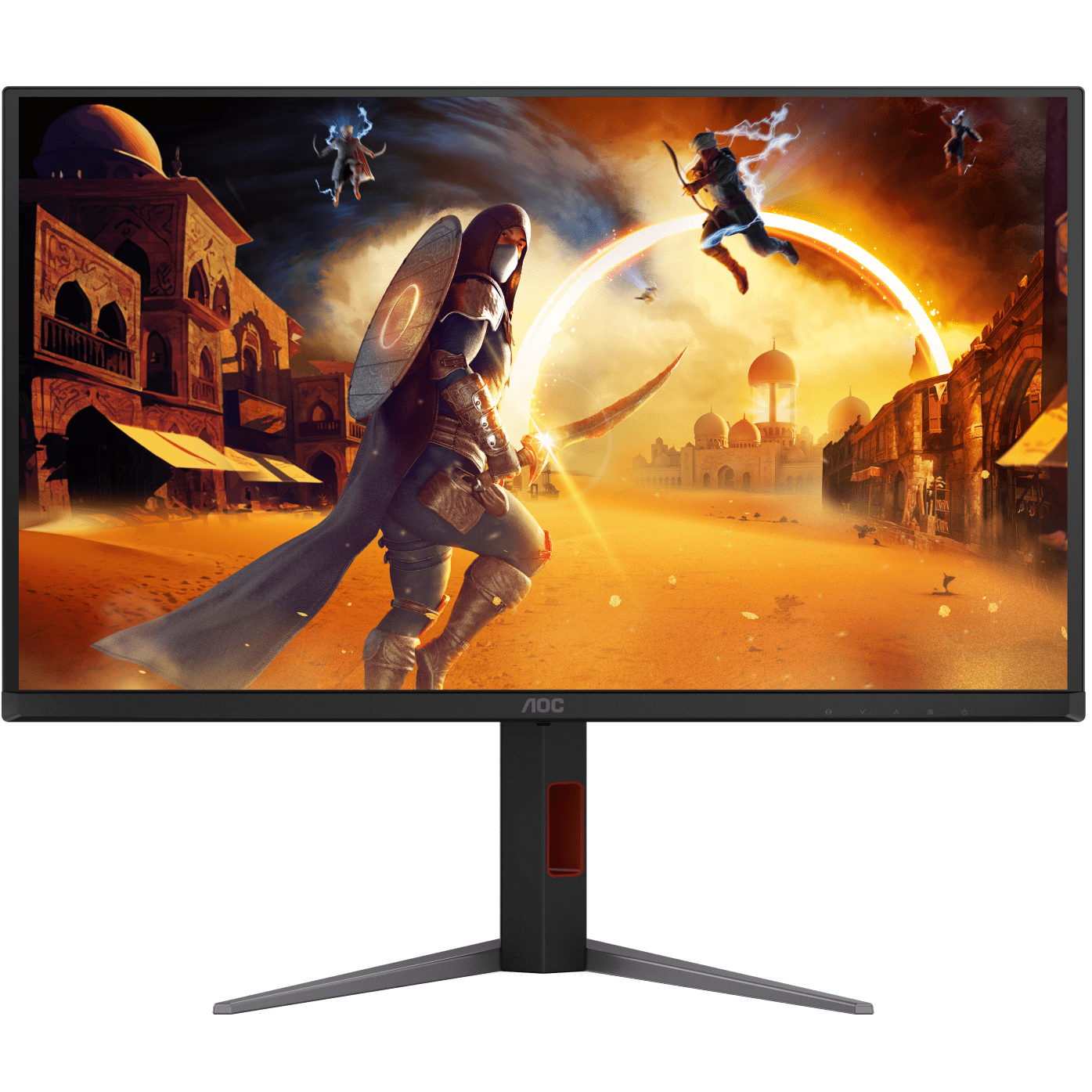 A large main feature product image of AOC Gaming Q27G4SD - 27" 1440p 360Hz 0.03ms QD-OLED Gaming Monitor