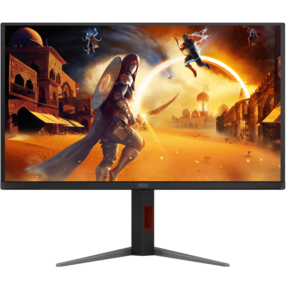 A large main feature product image of AOC Gaming Q27G4SD QD-OLED - 27" 1440p 360Hz 0.03ms Monitor