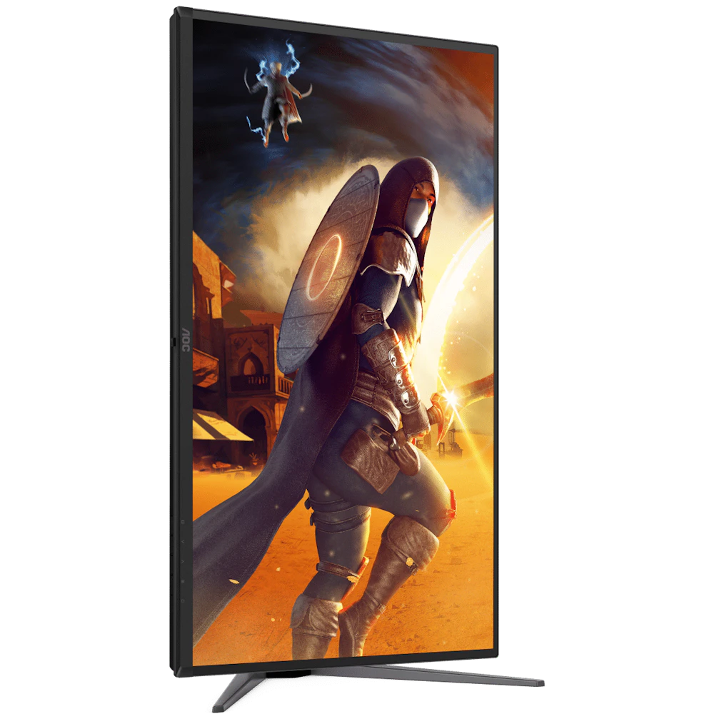 A large main feature product image of AOC Gaming Q27G4SD QD-OLED - 27" 1440p 360Hz 0.03ms Monitor