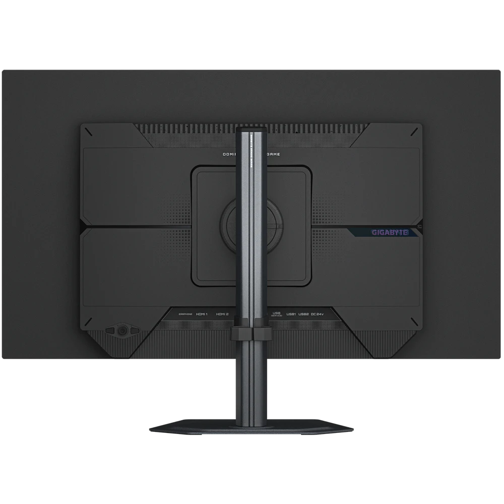 A large main feature product image of Gigabyte MO27Q28G OLED 27" 1440p 280Hz 0.03ms Gaming Monitor