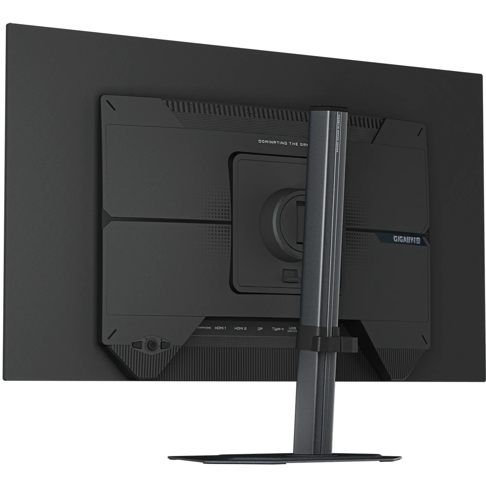 A large main feature product image of Gigabyte MO27Q28G OLED 27" 1440p 280Hz 0.03ms Gaming Monitor