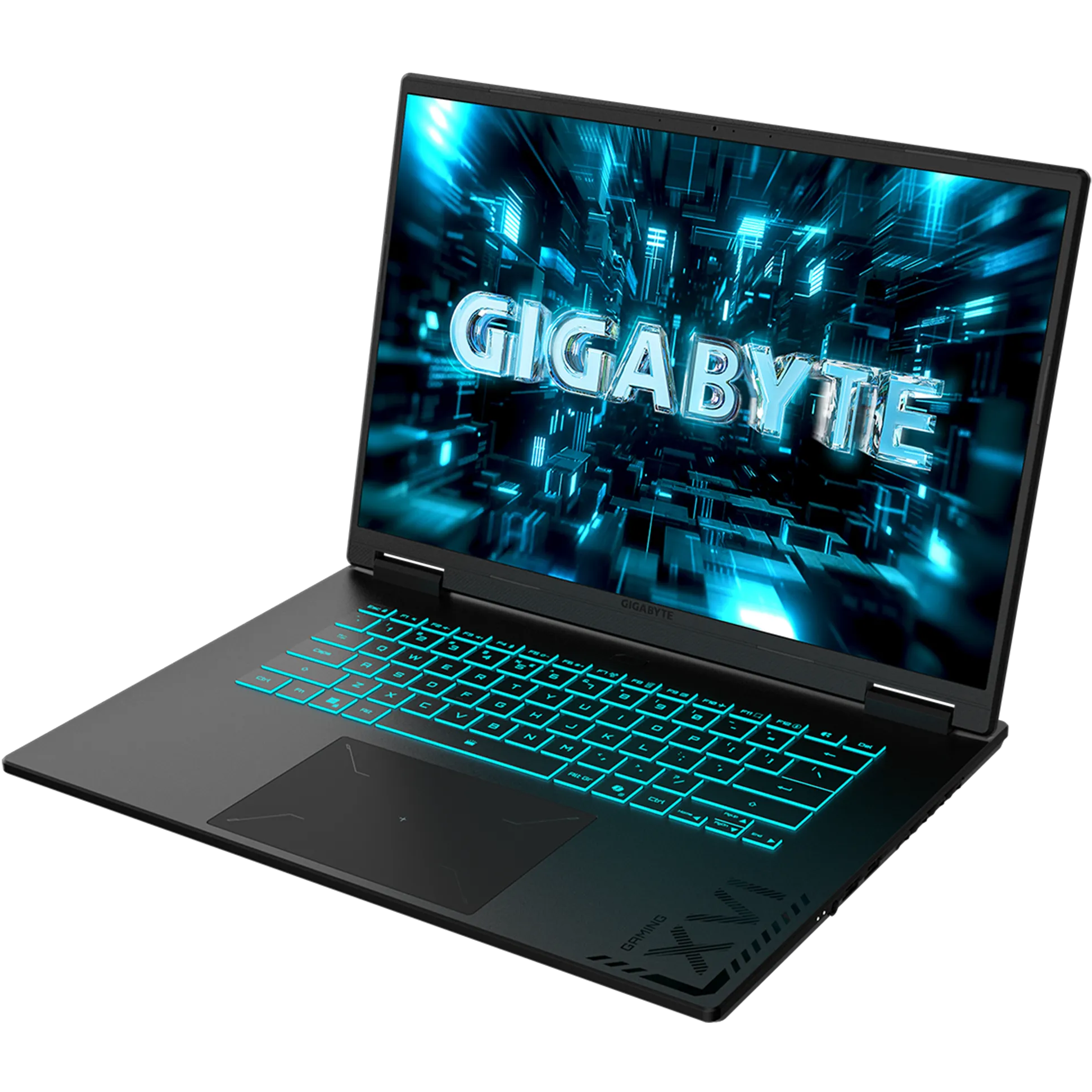 A large main feature product image of Gigabyte GAMING A16 PRO (DYH) - 16" 165Hz, Core 7 240H, RTX 5080, 32GB/1TB - Win 11 Notebook
