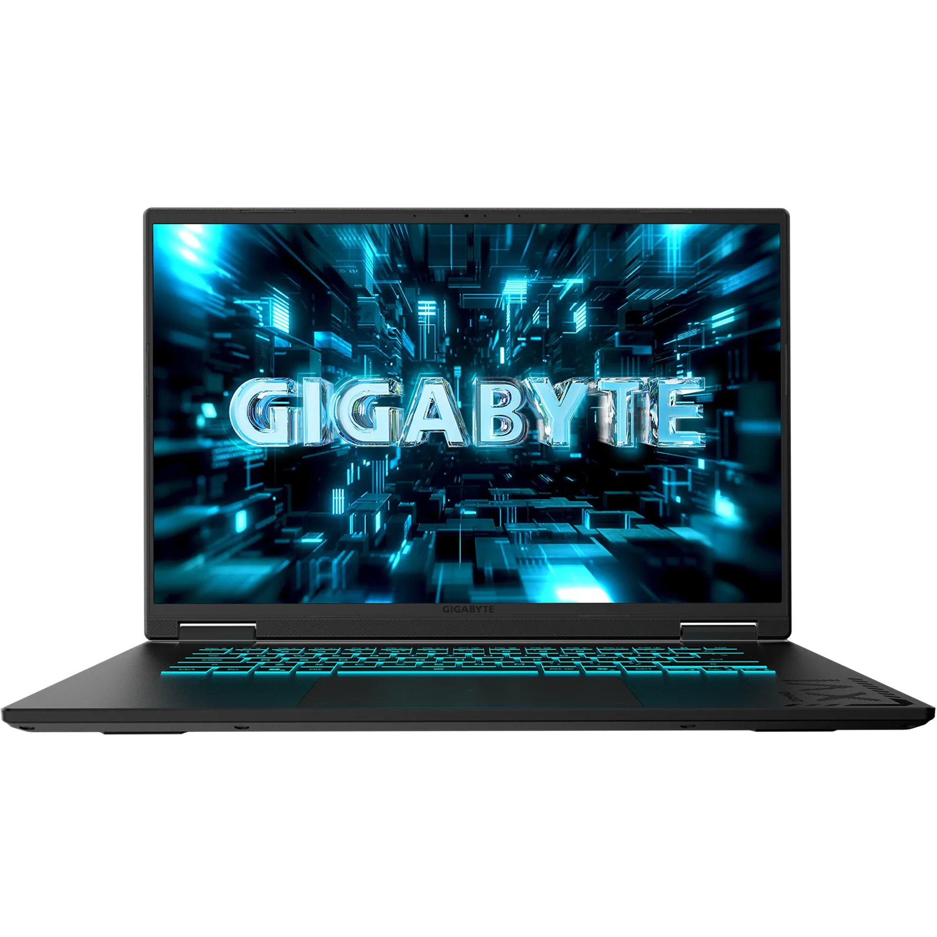 A large main feature product image of Gigabyte GAMING A16 PRO (DYH) - 16" 165Hz, Core 7 240H, RTX 5080, 32GB/1TB - Win 11 Notebook