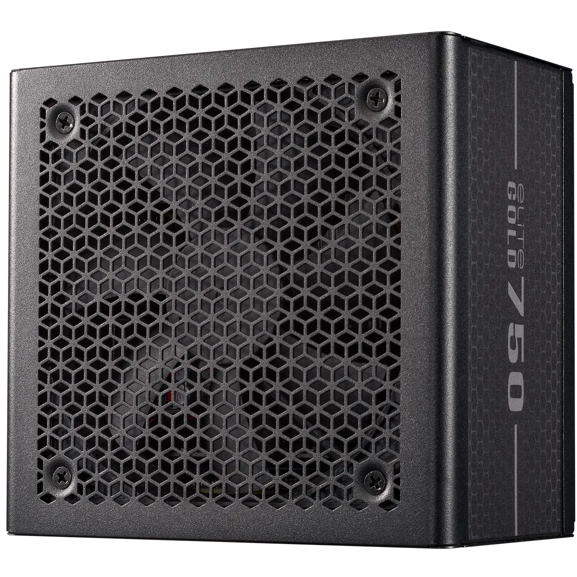 A large main feature product image of Cooler Master Elite Gold 750W ATX 3.1 Modular PSU