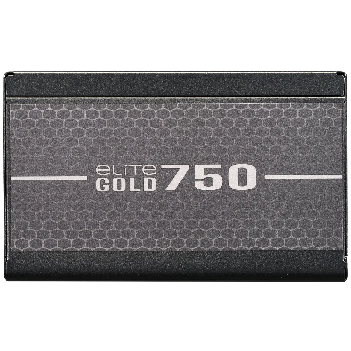 A large main feature product image of Cooler Master Elite Gold 750W ATX 3.1 Modular PSU
