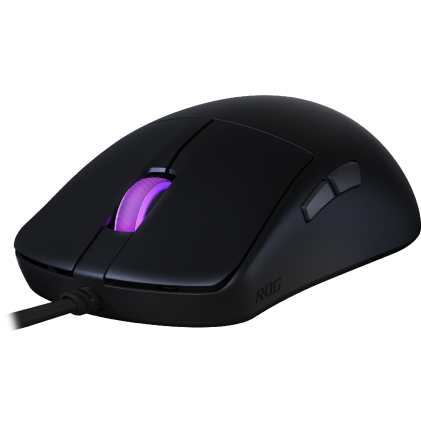 A large main feature product image of ASUS ROG Harpe Mini Core 52g Wired Gaming Mouse