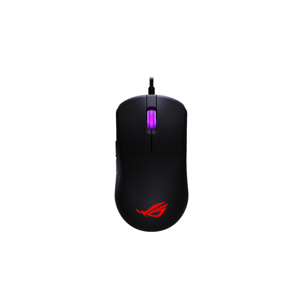 A large main feature product image of ASUS ROG Harpe Mini Core 52g Wired Gaming Mouse