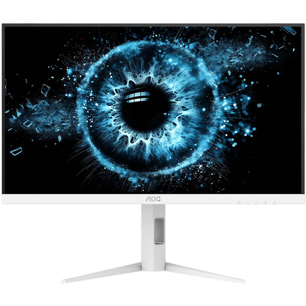 A large main feature product image of AOC Q27G4SL/WS 27" 1440p 320Hz 1ms Circular Polarized Gaming Monitor