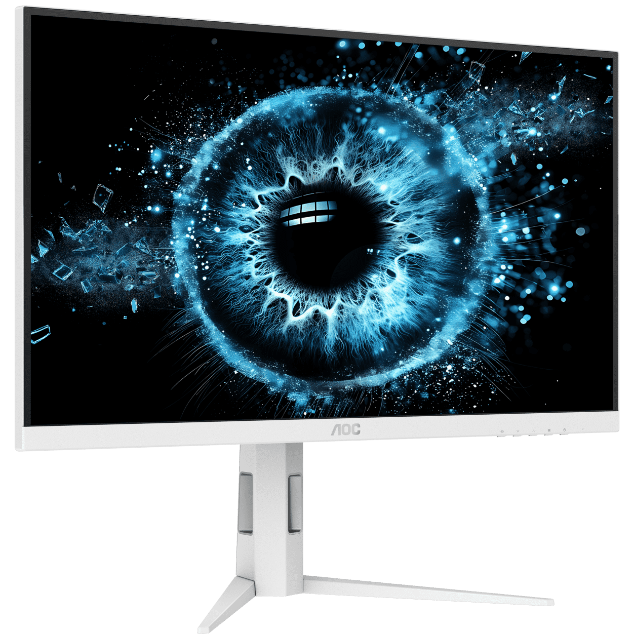 A large main feature product image of AOC Gaming Q27G4SL/WS 27" 1440p 320Hz 1ms Circular Polarized Gaming Monitor